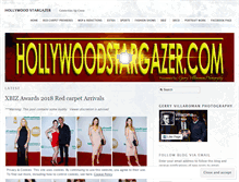 Tablet Screenshot of hollywoodstargazer.com
